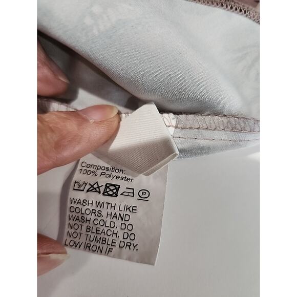 ROMWE Sz Large (8-10) Skirt Floral Butterfly Lace Up Brown Asymmetrical Flutters - Picture 4 of 8